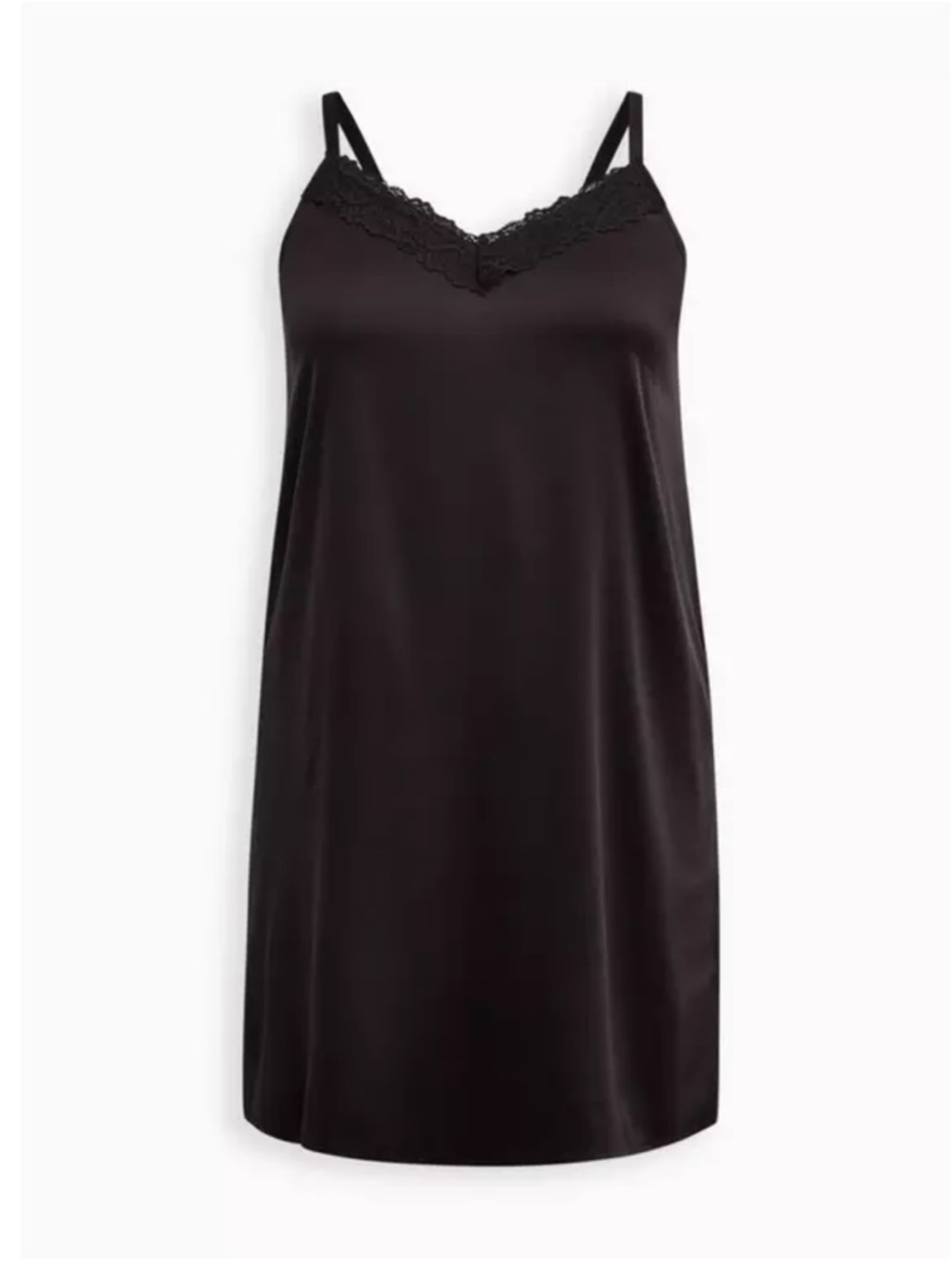 Torrid Dream Satin Lace Trim Sleep Cami Gown